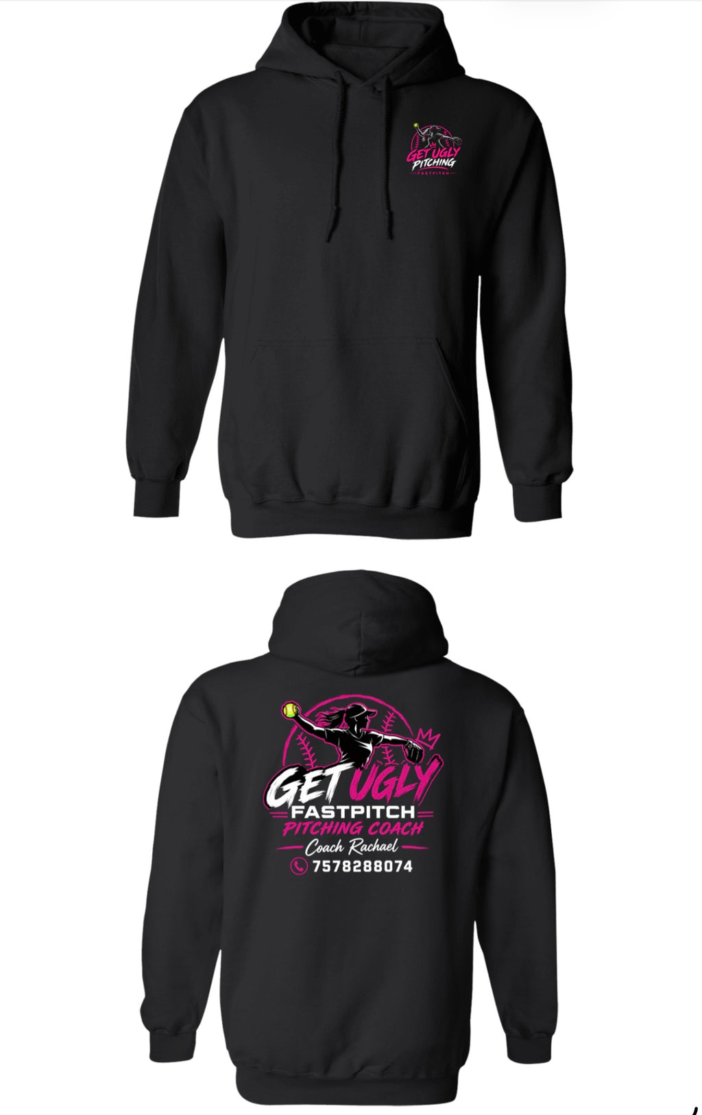 Adult - Get Ugly Fastpitch Hoodie