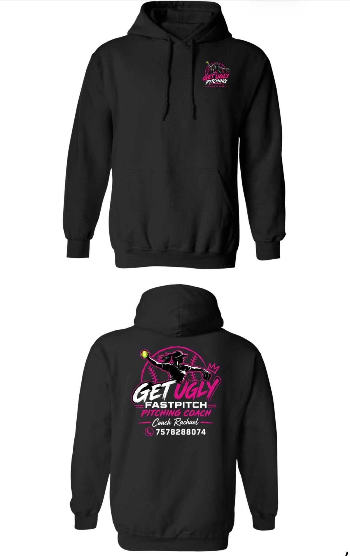 Adult - Get Ugly Fastpitch Hoodie