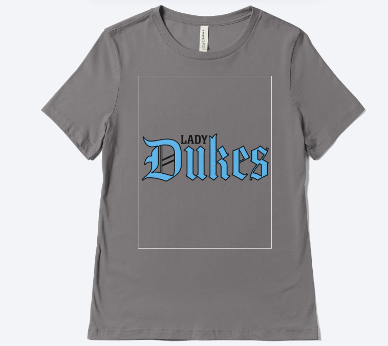 Lady Dukes Team T-Shirt - Gray