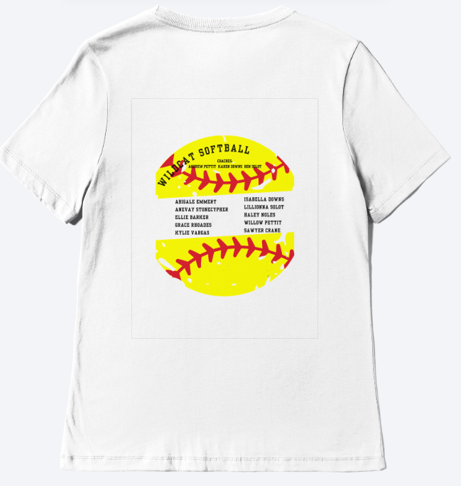 Wildcats Team T-Shirt (Front Print)